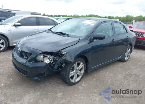 2010 Toyota Corolla Xrs from USA, damaged, VIN 2T1BE4EE7AC041576